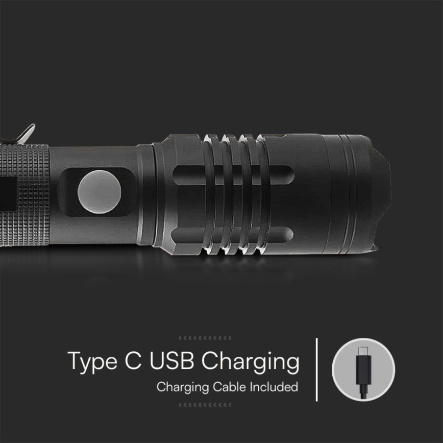LED punjiva svetiljka USB LED/10W/5V IP54 2000 mAh 1000 lm