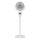 LED Punjivi podni ventilator sa LED osvetljenjem LED/4,8W/5V USB 7200 mAh beli + daljinski upravljač