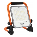 LED punjivi reflektor sa stalkom LED/30W/3,2V 4500K 5000 mAh IP65 narandžasta