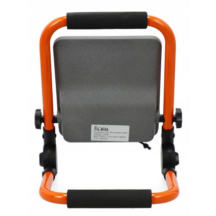 LED punjivi reflektor sa stalkom LED/30W/3,2V 4500K 5000 mAh IP65 narandžasta