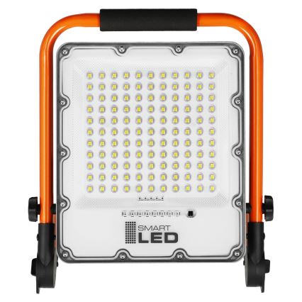 LED punjivi reflektor sa stalkom LED/50W/3,2V 4500K 5000 mAh IP65 narandžasta