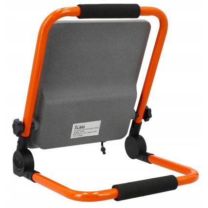 LED Punjivi reflektor sa stativom LED/100W/3,2V 4500K 15000 mAh IP65 narandžasta