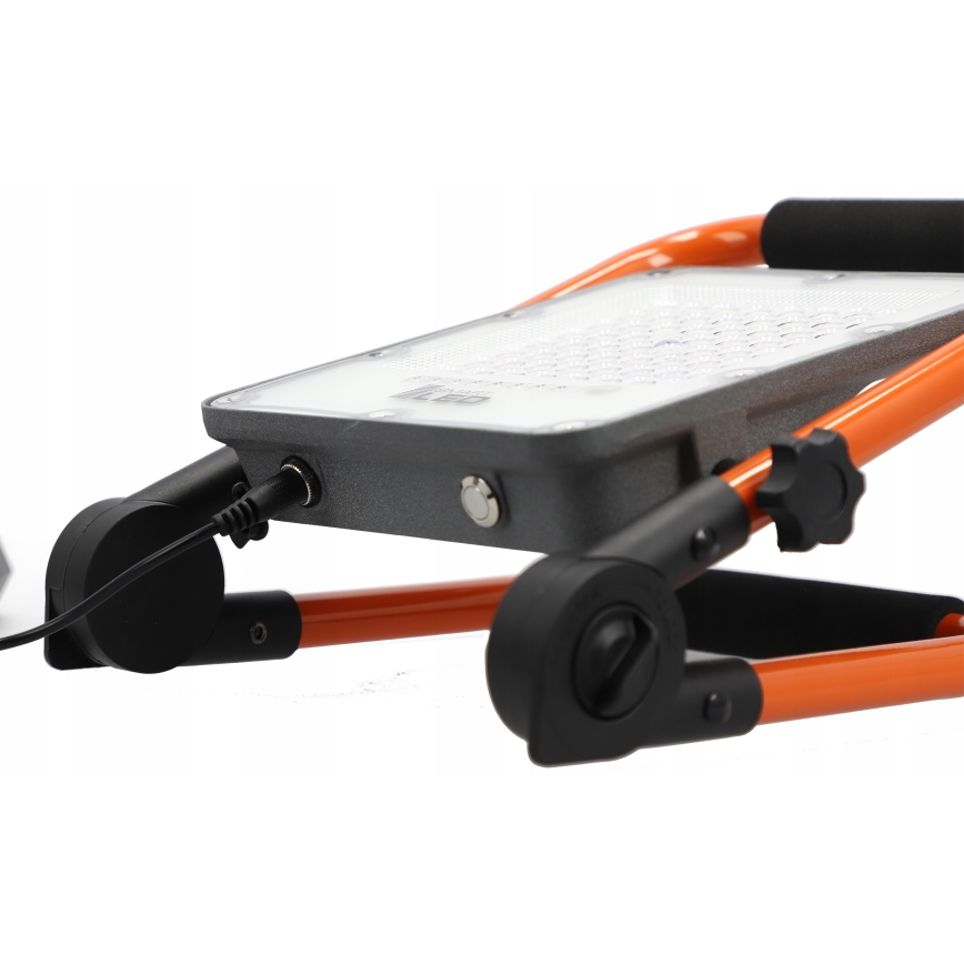 LED Punjivi reflektor sa stativom LED/100W/3,2V 4500K 15000 mAh IP65 narandžasta