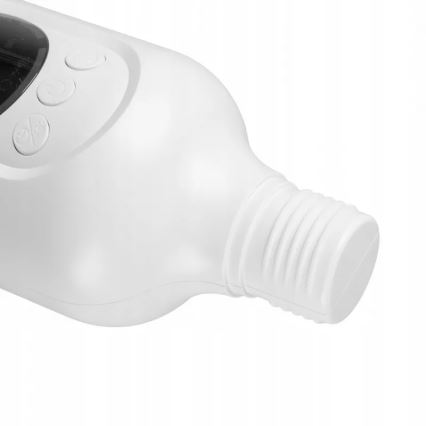 LED Punjivi podni ventilator sa LED osvetljenjem LED/4,8W/5V USB 7200 mAh beli + daljinski upravljač