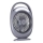LED Punjivi stoni ventilator sa LED osvetljenjem LED/2,8W/5V USB 2400 mAh siva