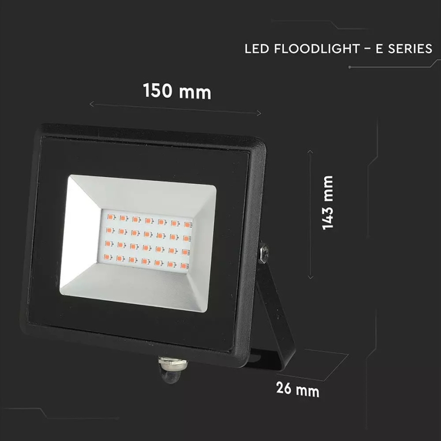 LED reflektor LED/20W/230V IP65 ružičasto svetlo
