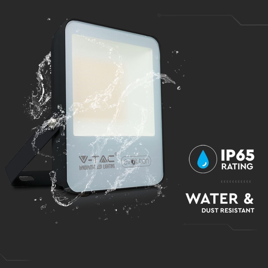 LED reflektor LED/30W/230V 6400K IP65 crna