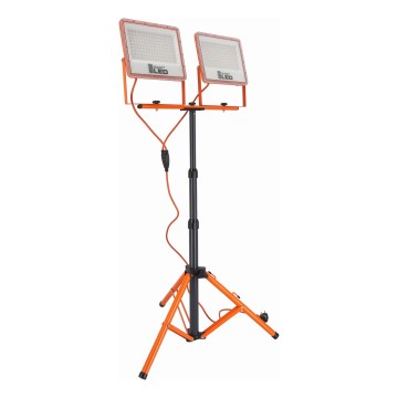 LED reflektor sa postoljem 2xLED/100W/230V 4500K IP65 narandžaste boje