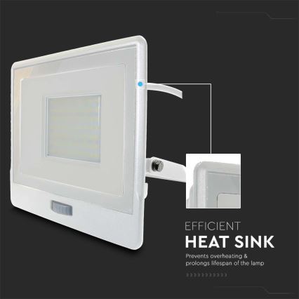 LED reflektor sa senzorom, 50W, 230V, 4000K, IP65, beo