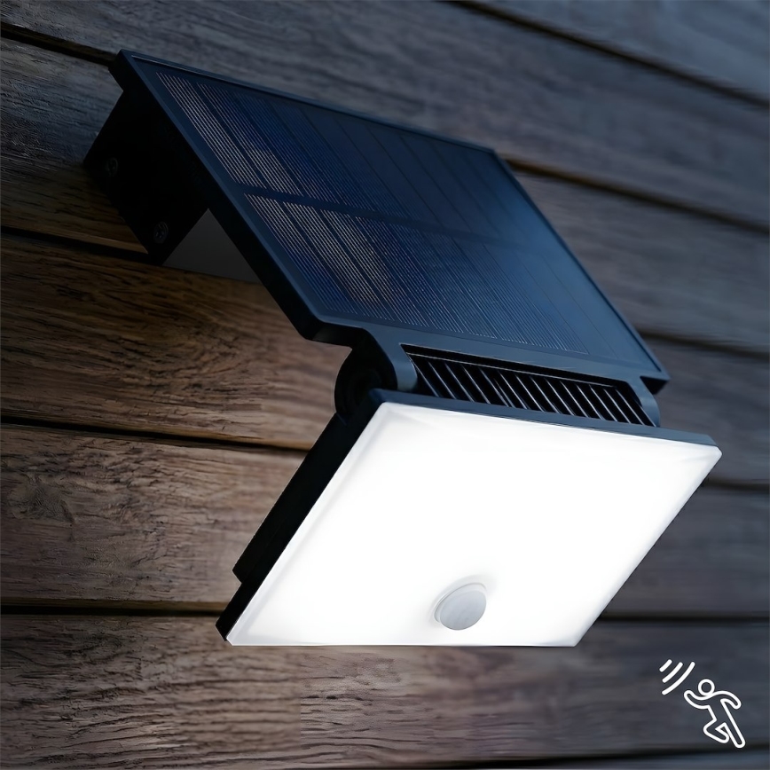 LED reflektor sa senzorom i solarnim panelom FUJI LED/8W/3,7V 2000 mAh IP44