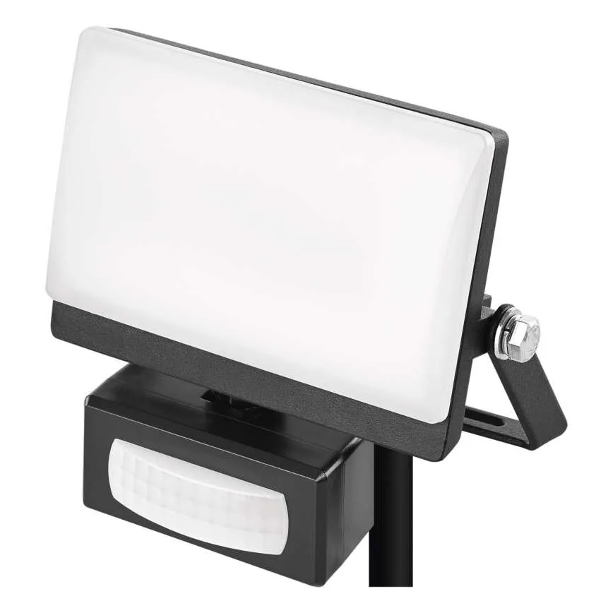LED reflektor sa senzorom pokreta i sumraka TAMBO EVO LED/10W/230V 4000K IP44 crna