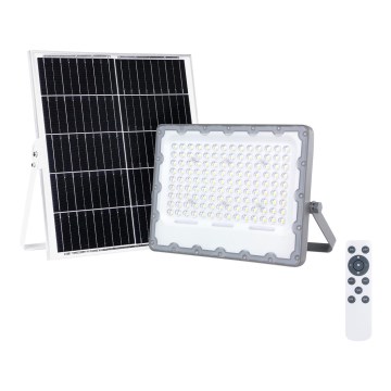 LED reflektor sa solarnim panelom FOCUS LED/100W/15000 mAh 3,2V 6000K IP65 + daljinski upravljač