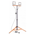 LED reflektor sa stalkom 2xLED/50W/230V 4500K IP65 crna/narandžasta