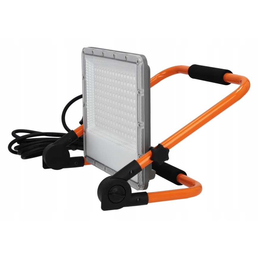 LED reflektor sa stativom LED/100W/230V 4500K IP65 narandžaste boje