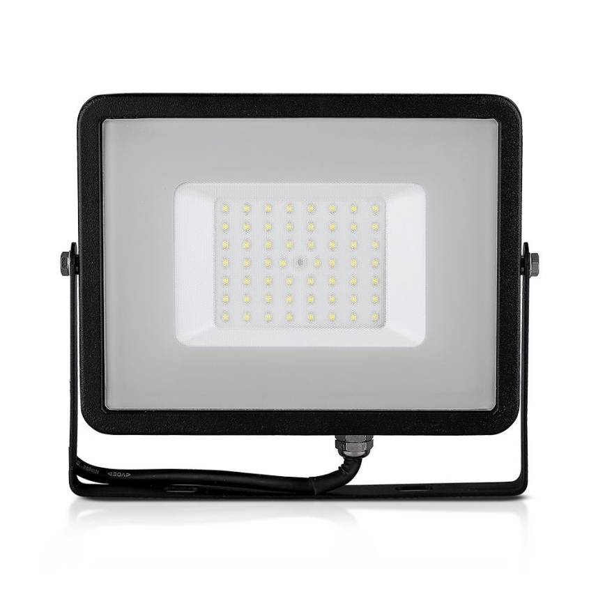 LED reflektor SAMSUNG čip, 50W, 230V, 6500K, IP65, crni