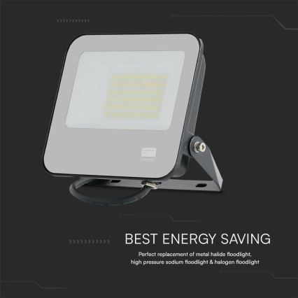 LED reflektor SAMSUNG LED čip/50W/230V 4000K IP65 crna