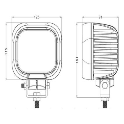 LED reflektor za automobil OSRAM LED/90W/10-30V IP68 5700K
