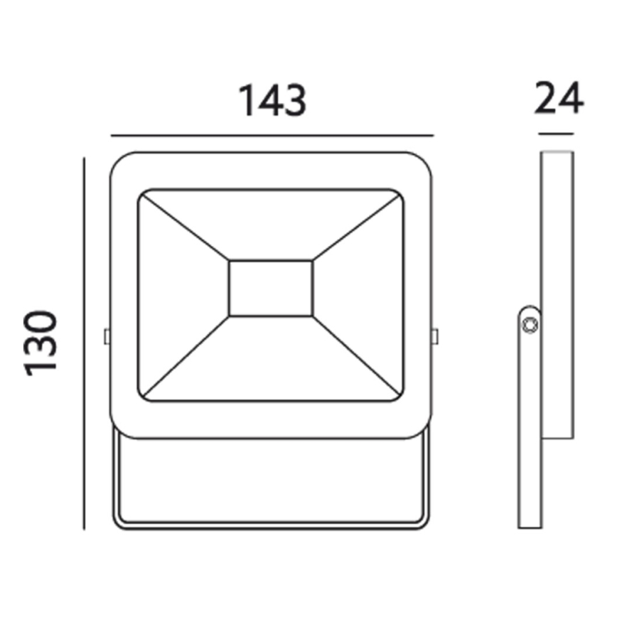 LED reflektor za spoljašnju upotrebu LED/20W/230V 6500K IP65