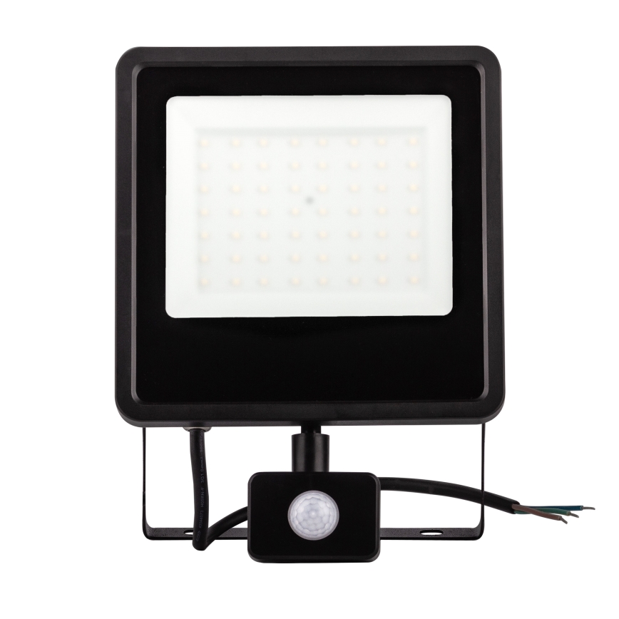 LED reflektor za spoljašnju upotrebu sa senzorom pokreta i sumraka LED/30W/230V 4000K IP65 crna