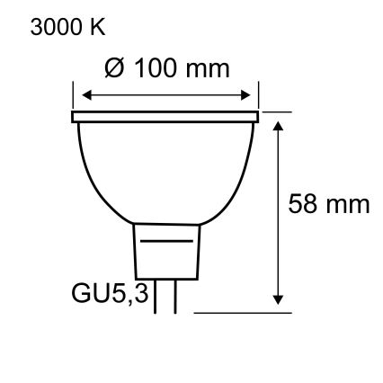 LED reflektorska sijalica GU5,3/4,9W/12V 3000K - Paulmann 28802