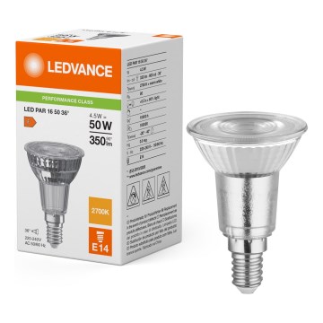 LED reflektorska sijalica PAR16 E14/4,5W/230V 2700K 36° - Ledvance