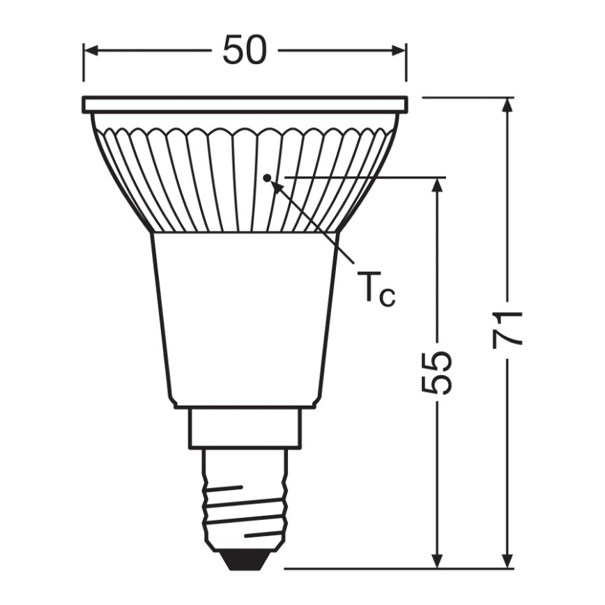 LED reflektorska sijalica PAR16 E14/4,5W/230V 2700K 36° - Ledvance