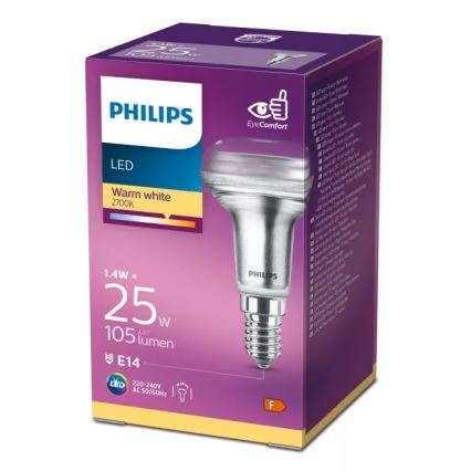 LED reflektorska sijalica Philips R50 E14/1,4W/230V 2700K