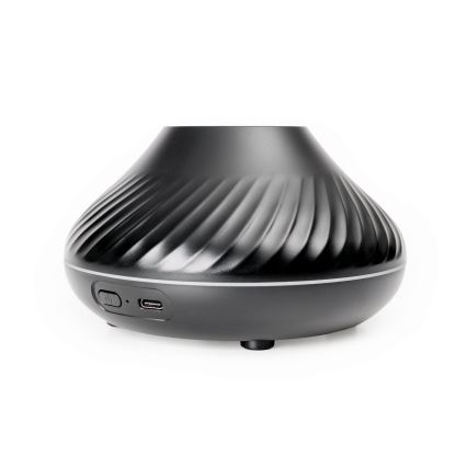 LED RGB aroma difuzer sa imitacijom plamena LED/6,5W/5V 130ml crna