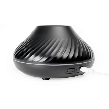 LED RGB aroma difuzer sa imitacijom plamena LED/6,5W/5V 130ml crna