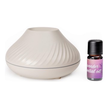 LED RGB aroma difuzor sa imitacijom plamena LED/6,5W/5V 130ml bela