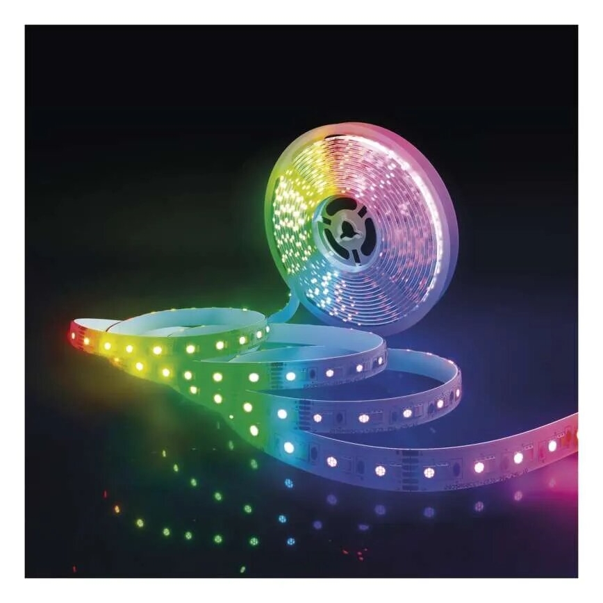 LED RGB+CCT prigušiva traka GOSMART LED/21W/230V 5 m 2700-6500K IP44 Wi-Fi + daljinski upravljač