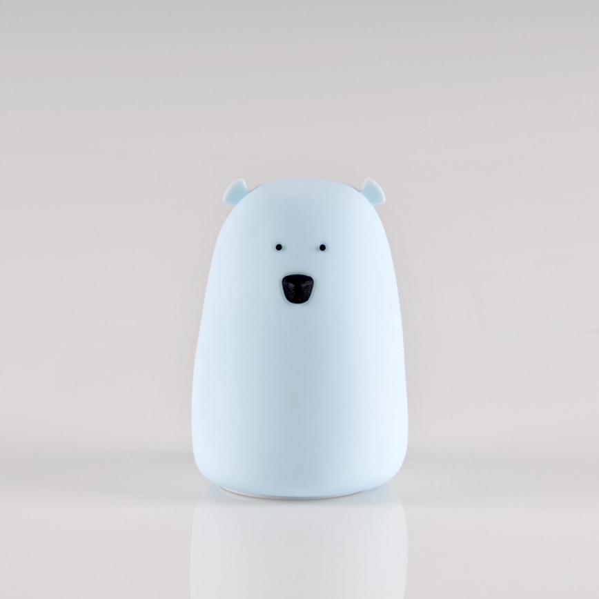LED RGB Dečija dodirna lampica BEAR LED/0,8W/5V plava
