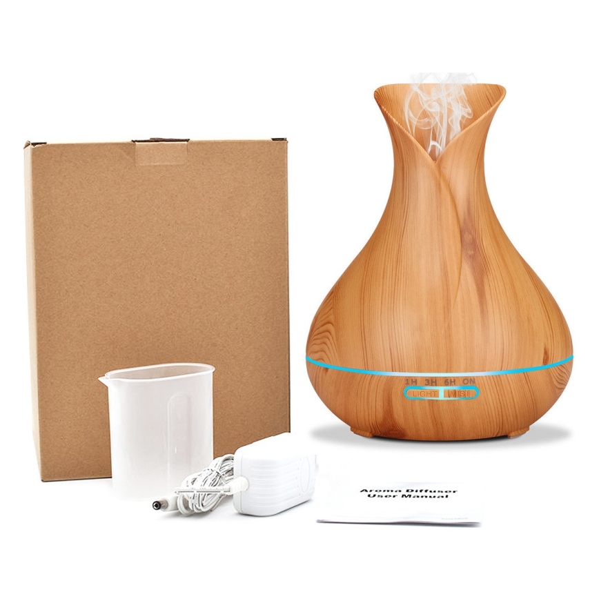 LED RGB ovlaživač i jonizator vazduha 400 ml