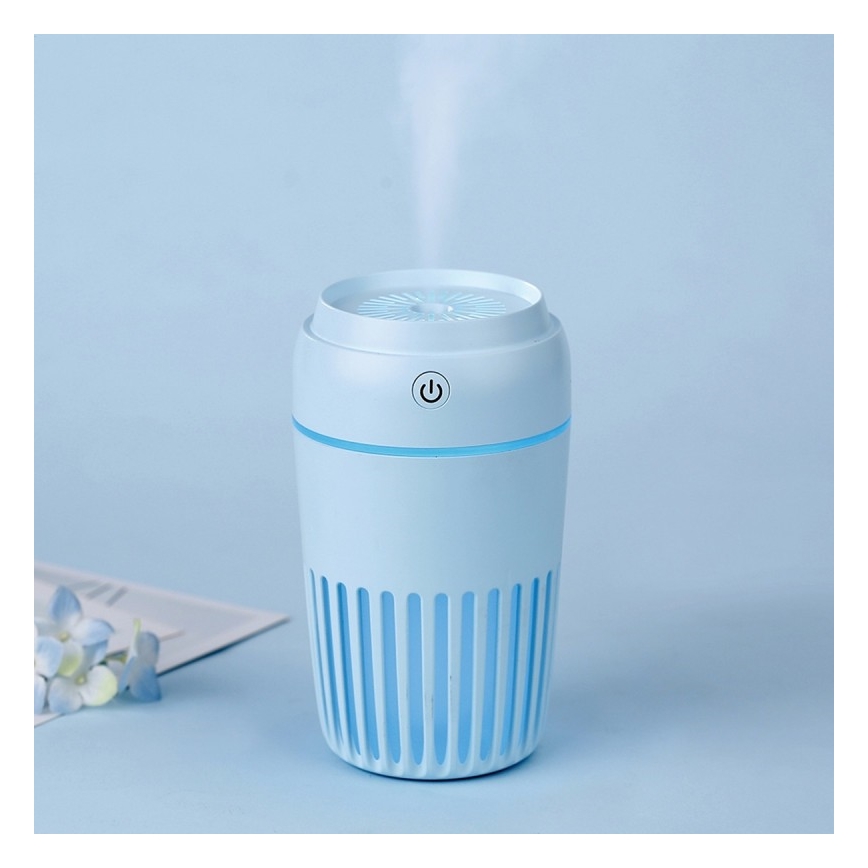 LED RGB ovlaživač vazduha 300 ml LED/2W/5V plava