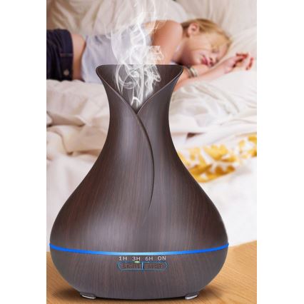 LED RGB ovlaživač vazduha i jonizator 400 ml