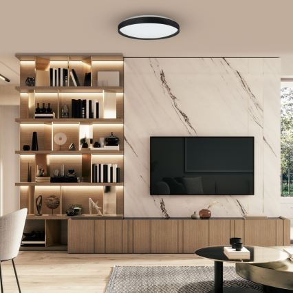LED RGB prigušiva plafonska svetiljka RINGO LED/36W/230V + daljinski upravljač