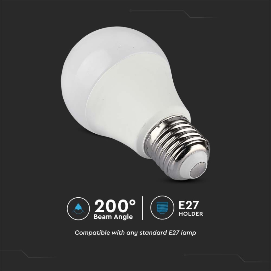 LED RGB prigušiva sijalica A60 E27/8,5W/230V 4000K + daljinski upravljač