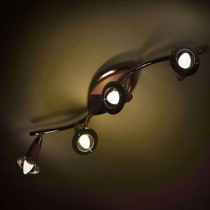 LED RGB prigušiva sijalica E14/3,5W/230V 6400K + daljinski upravljač