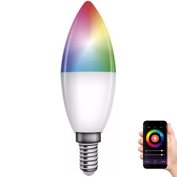 LED RGB prigušiva sijalica GoSmart E14/4,8W/230V 2700-6500K Tuya