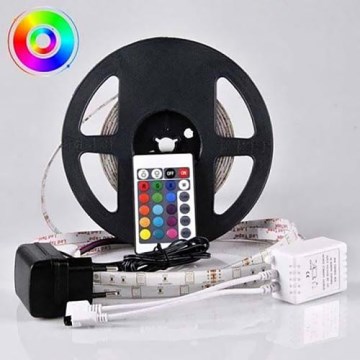 LED RGB prigušiva spoljašnja traka 5m LED/14W/12V IP65 + daljinski upravljač