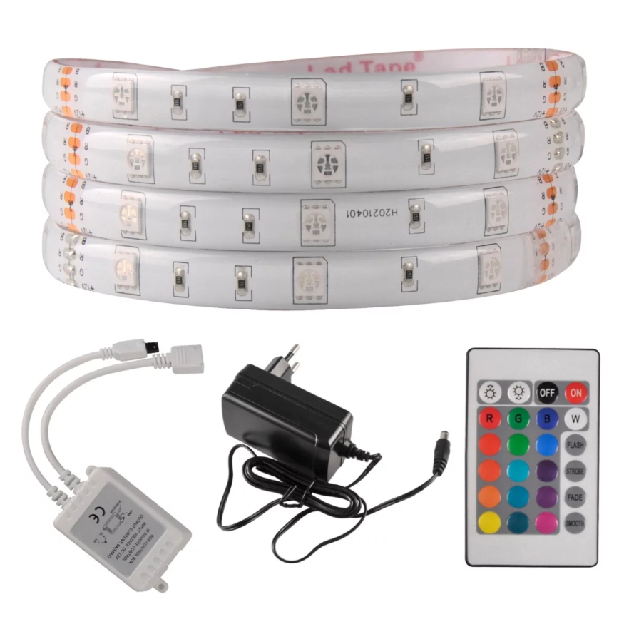 LED RGB prigušiva spoljašnja traka 5m LED/14W/12V IP65 + daljinski upravljač