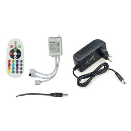 LED RGB prigušiva traka 2x5m LED/4,8W/230V + daljinski upravljač