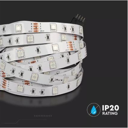LED RGB prigušiva traka 2x5m LED/4,8W/230V + daljinski upravljač