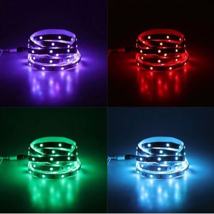 LED RGB prigušiva traka 2x5m LED/4,8W/230V + daljinski upravljač