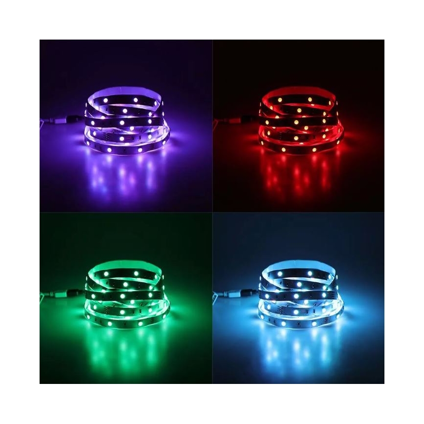 LED RGB prigušiva traka 2x5m LED/4,8W/230V + daljinski upravljač