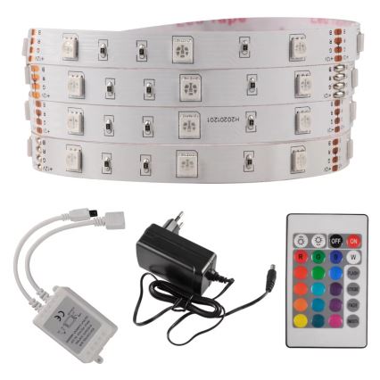 LED RGB prigušiva traka 5m LED/18W/12V IP20 + daljinski upravljač