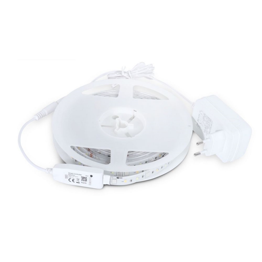 LED RGB prigušiva traka LED/24W/230V 5m 3000-6000K Wi-Fi Tuya