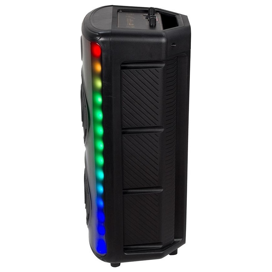 LED RGB punjivi zvučnik sa mikrofonom 600W/2400 mAh + daljinski upravljač