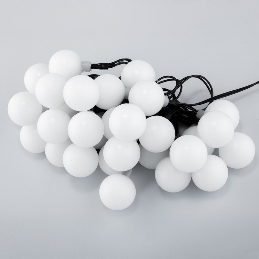 LED RGB solarni lanac PARTY 30xLED/1,2V 400 mAh 3,9 m IP44