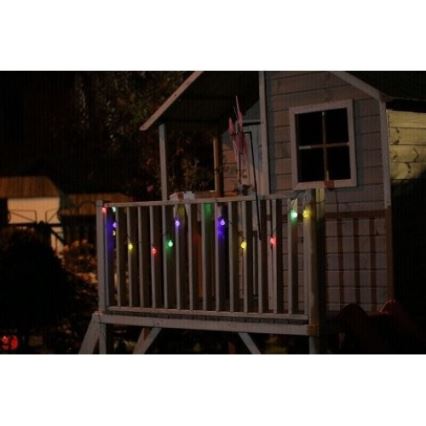 LED RGB Solarno svetlo 20xLED/1,2V 300 mAh IP44